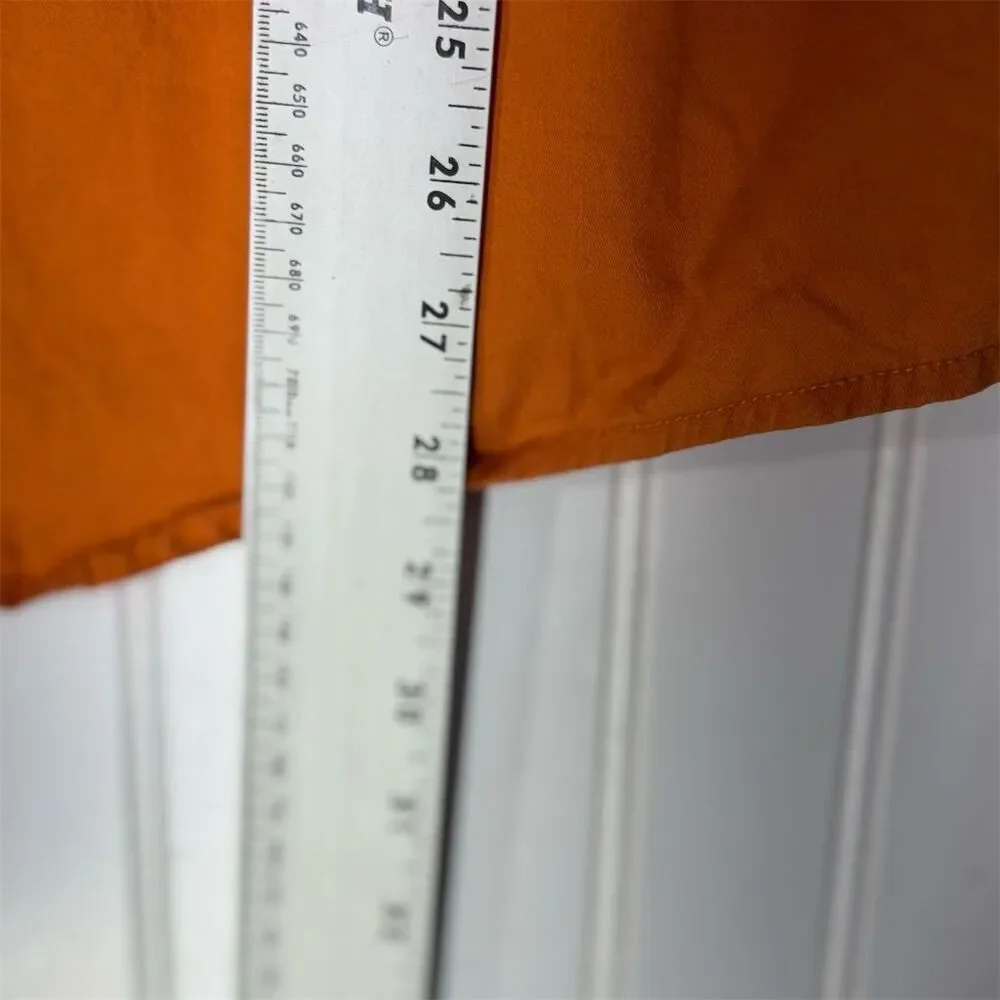 Vintage Rocawear 2XL Orange Utility Shirt Logo Back Y2K‎ Streetwear Hip Hop - Picture 6 of 8